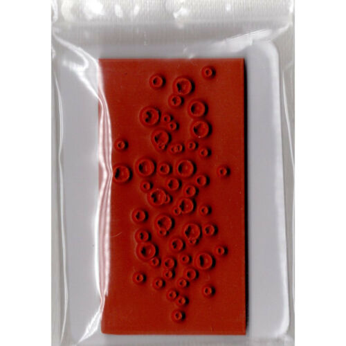 Tiefrote Briefmarken Fizzy Bubbles Gummi Klebestempel - Bild 3 von 6