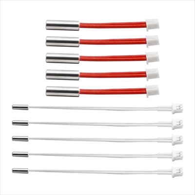 10Pcs 24V 50W Cartridge Heater With XH2.54-2pin 100K NTC Thermistor