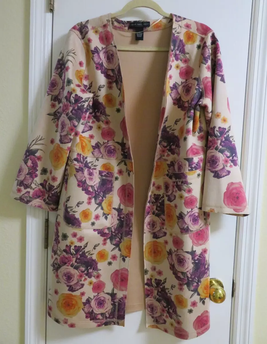 Joan vass top faux leather coat
