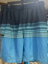 Burnside blue swim trunk mens shorts size Large NWT