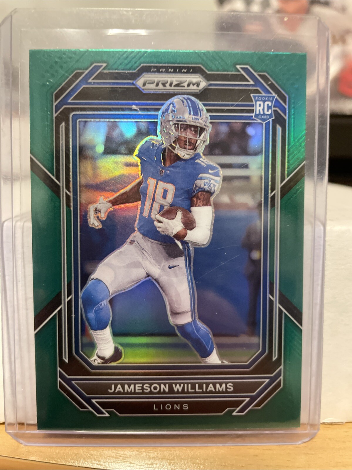 2022 Panini Prizm - Rookies Green Prizm #311 Jameson Williams (RC)