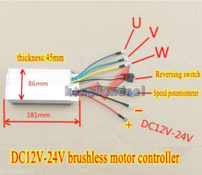 1PC brushless motor controller High Power Driver DC12V-24V 500W 30A