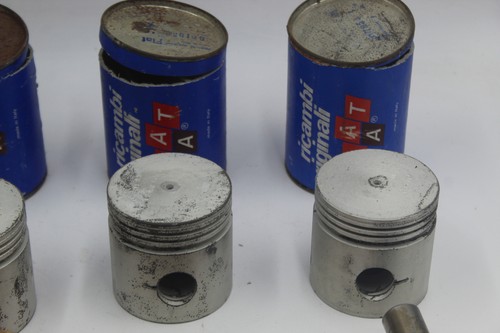 Series Pistons Full Mens 72 Std for fiat 1200 TV Spider Original FIAT 4126553 - Picture 4 of 9