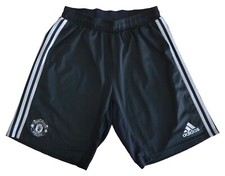 MANCHESTER UNITED 2017/2018 THIRD FOOTBALL SHORTS ADIDAS SIZE M ADULT