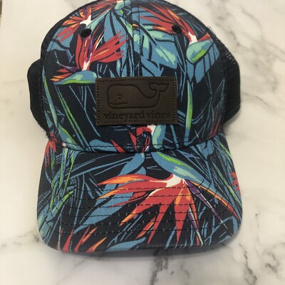 Vineyard vines floral hat Cap Vineyard Vines Cay Floral Baseball Hat – ShopCGX main image 3