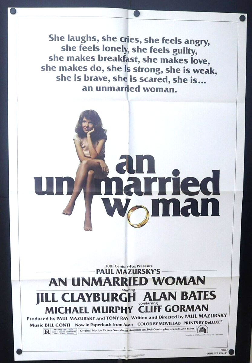 An Unmarried Woman-1978 Original One Sheet Movie Poster. Jill