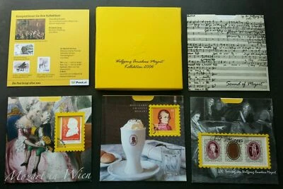 [SJ] Germany Austria Sound Of Mozart 2006 FDC First day card folder *CD see scan - Image 1 of 4