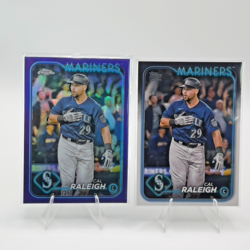 Cal Raleigh Mariners Lot – Topps Chrome Purple /250 + Japan Edition | eBay