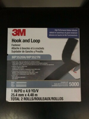 3M Scotchmate Mini Pack, Hook & Loop, 1'' x 5 yds: 06481 