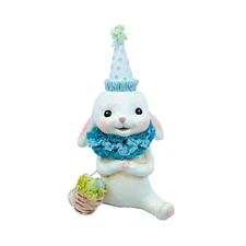 Bethany Lowe Designs: Easter; Easter Bunny; Egg Hunt Bunny, Item# MA0402