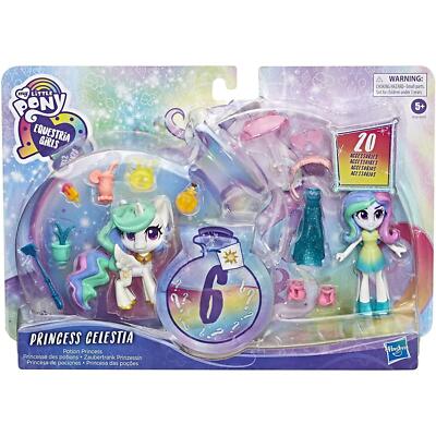 My Little Pony Equestria Mädchen PRINZESSIN CELESTIA Trank Prinzessin Puppe & Pony