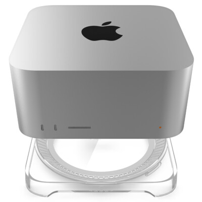 For Apple Mac Studio Desktop Stand Mount | Spigen[LD202]with Built