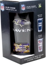 Baltimore Ravens 16-Ounce Color Change Tumbler with Lid AFC Champions
