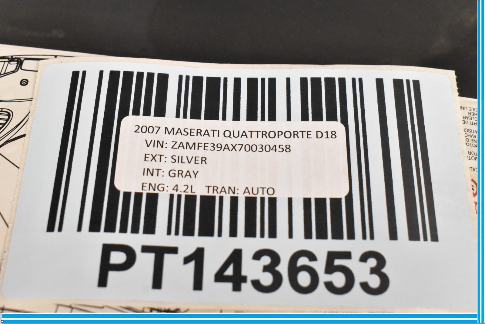 Maserati Quattroporte 2003-2008 Engine cover P/N 067714300