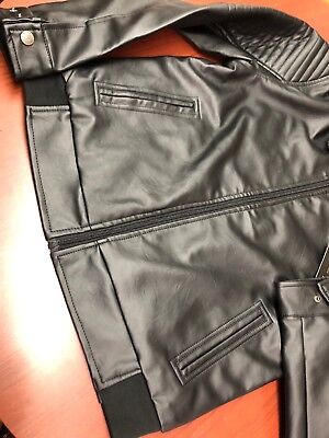 2019 VG World Collection Men's Leather Jacket Black US Size 2019 VG World Collection Men's Leather Jacket Black US Size