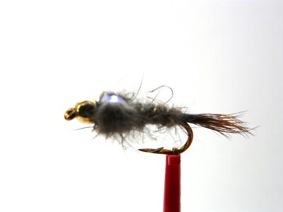 Tungsten Nymphe HARES EAR FLASHBACK , 3er Set