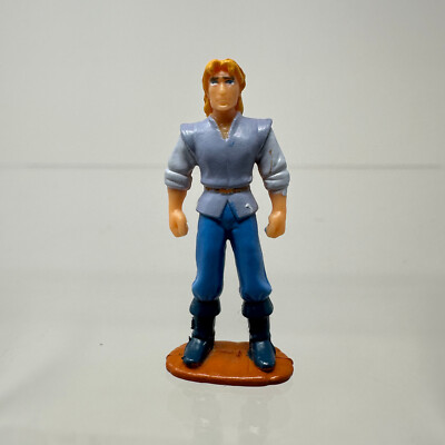 Vintage Disney John Smith Pocahontas Once Upon A Time Locket Playset Figure Mini