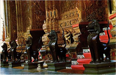 CPM AK Bangkok Many Brass Lions THAILAND (1441689)