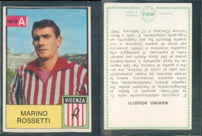 R@R@ FIGURINE FOOTBALLERS AIM 1965/66 *VICENZA, ROSSETI -NEW,NEWSSTAND,PERFECT
