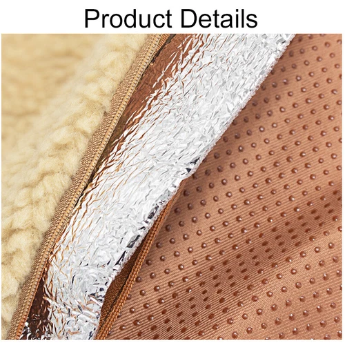 Self Heating Pet Pad Cat Dog Blanket Pet Bed Soft Fleece Thermal Mat Washable - Picture 5 of 13