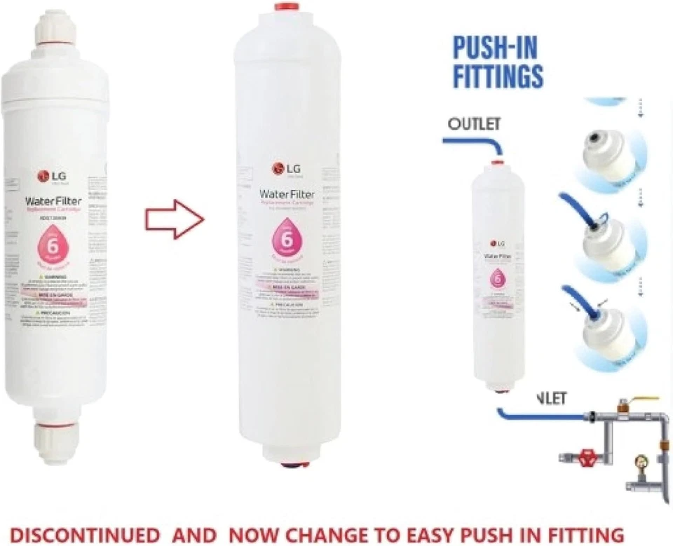 2x Genuine Water Filter for LG ADQ73693903, 5231JA2012B, 5231JA2010B External - Image 4 of 4