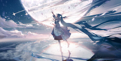 Anime Girls Artwork Ying Yi Vocaloid Hatsune Miku  Gaming Mat Desk 38718