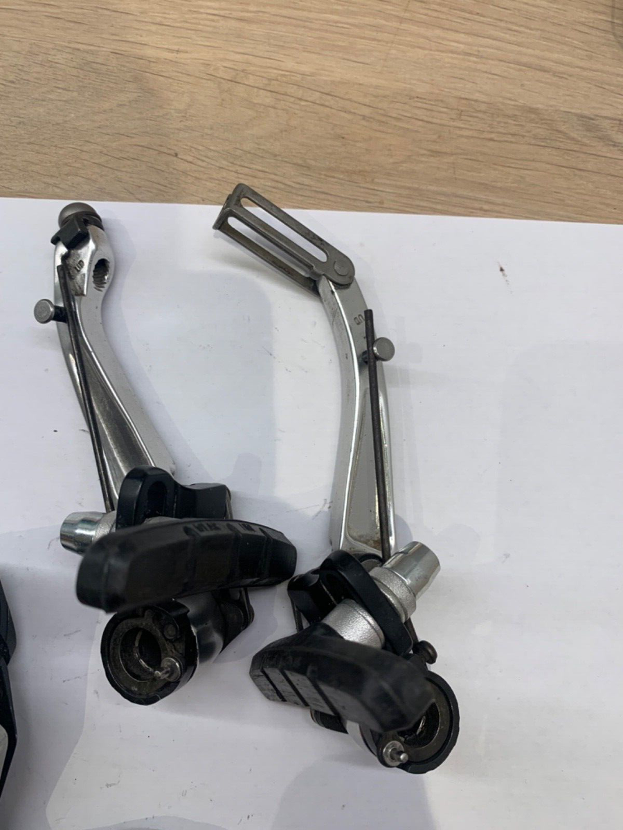 SHIMANO XT BR-M739 Vブレーキ Shimano Deore XT BR-M739 V-Brake Silver Front + NEW Lever XT