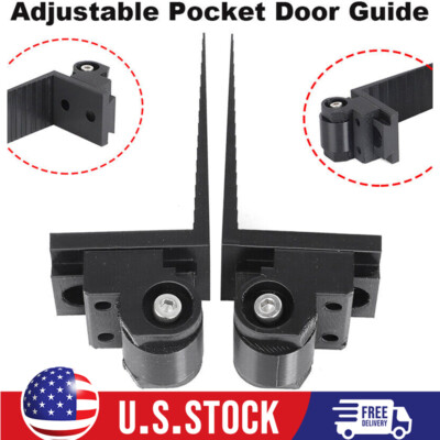 The Adjustable Pocket Door Guide - Stabilize the Pocket Door - Sold in Pair US