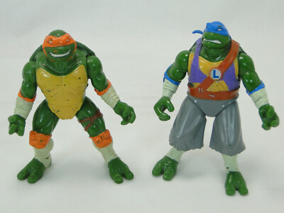 2 x Figur Playmates TMNT Turtles Leonardo und Raphael