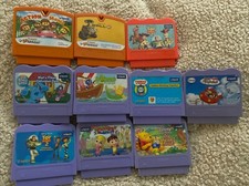 Lot of 10 VTech V.Smile Learning Content Syst...