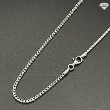 Italian Solid Sterling Silver Franco Link Chain Necklace 925 Silver Chain UNISEX