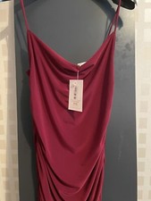 Red Wine Femme Luxe Dress