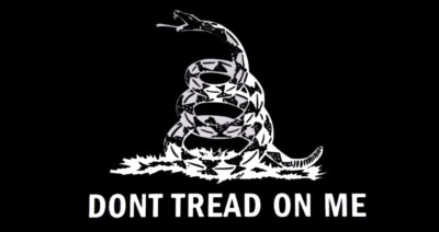 6 Pack Gadsden Don't Tread On Me DTOM Black & White Vinyl Decal Bumper Sticker