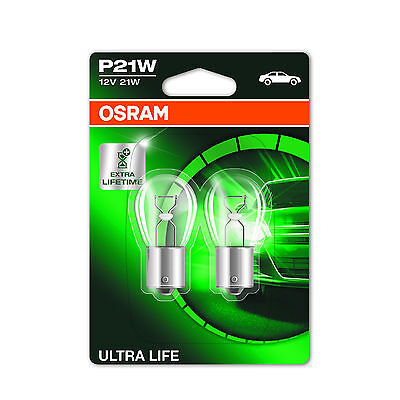 2x Vauxhall Corsa MK3/D Genuine Osram Ultra Life Reverse Light Bulbs Pair