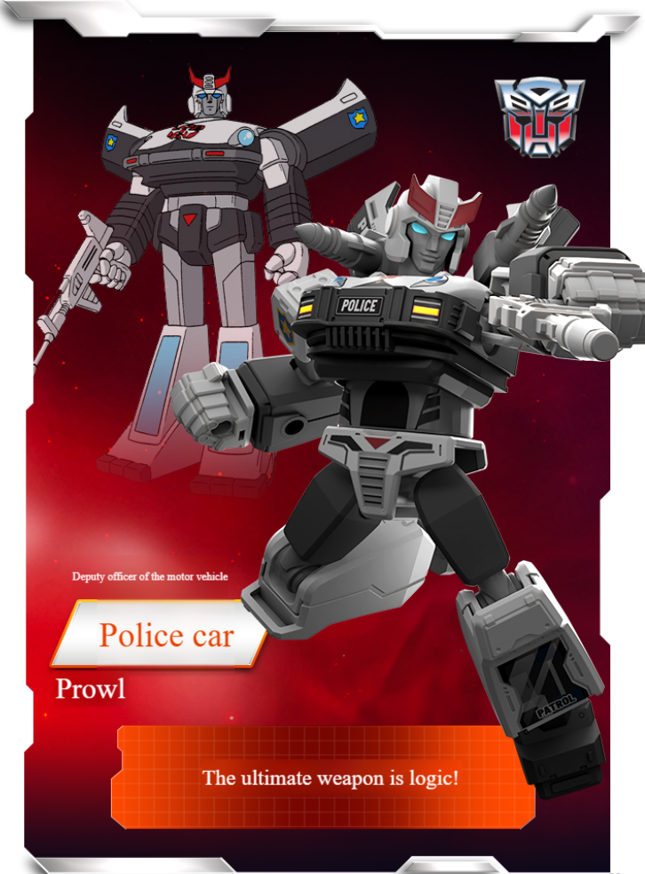 Prowl Transformers Blokees Galaxy Version 10.5cm Assembled Figure