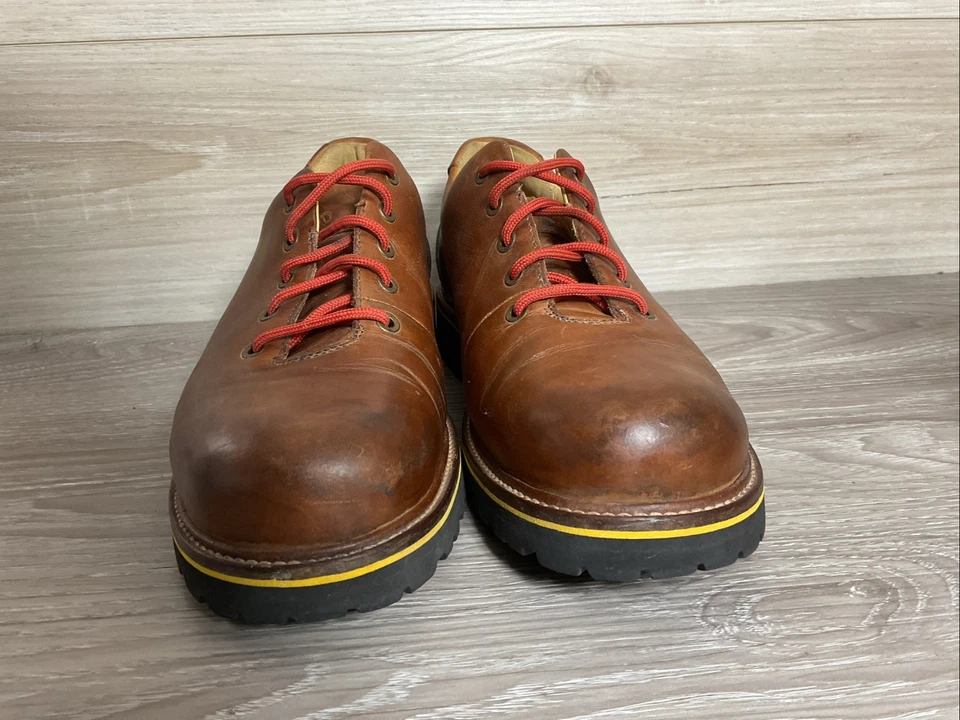 Zapato de Senderismo Samuel Hubbard Para Hombre 10.5 M "Fresco" Cuero Cera Tostado Cuero Real Foto 3 de 4