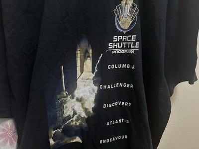 Nasa Space Shuttle Missions Shirt, Vintage 2XL￼