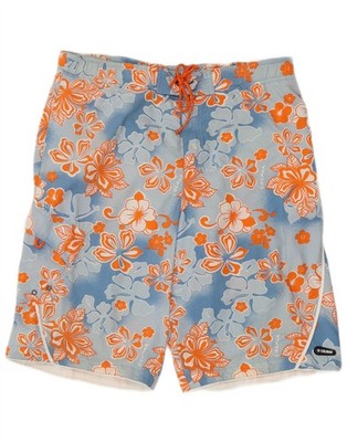 Colmar Mens Swimming Shorts EU 52 Large Blue Floral Polyamide AL37
