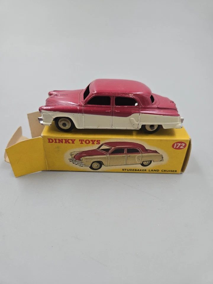 Vintage Dinky Toys #172 Studebaker Red With The Original Box . Made In England - Image 2 of 4