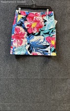 Rafaella Women's Floral Print Performance Skort Shorts Multicolor Sz S NWT