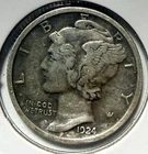 1924-P Mercury Dime - Free Shipping - (8-6)