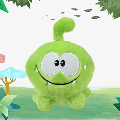 20cm Kawaii Om Nom Frog Plush Toy Cut the Rope Soft Rubber Figure Classic Game*