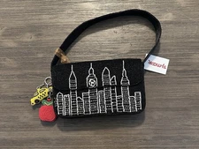 Viral TJ Maxx Beaded Cityscape Bag, Both Charms Included - NWT!!