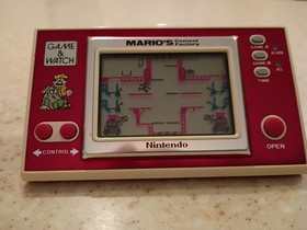 Nintendo Game and Watch Mario's Cement Factory TESTED WORKS NEW BATTERIES