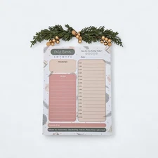 Daily Planner Pad Moments of Joy Holiday 8.5 x 11