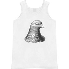 'Vintage Dove Portrait' Adult Vest / Tank Top AV052954