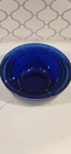 VTG Anchor Hocking Cobalt Blue Glass Mixing Nesting Bowls  1 & 1.5 & 2.5 Qt
