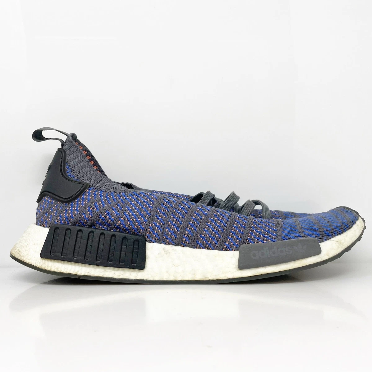 ADIDAS Boost NMD-R1 Blue Knit Sneakers Shoes Amazon.com | adidas NMD_R1 Shoes Kids main image 4