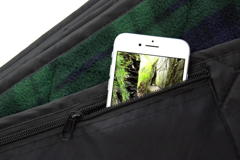 Большое водонепроницаемое ветрозащитное очень толстое стеганое флисовое одеяло для стадиона 350 GSM... - Изображение 2 из 4