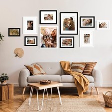 Wooden Picture Frame Without Mat Wall Mounted Photo Frame 6 Sizes Bulk Discounts